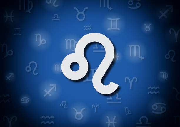 istock An illustration representing the zodiac sign of Leo 649144686