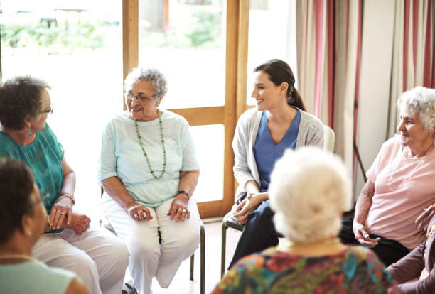 istock Group sessions are a place of safety and respect 649145276