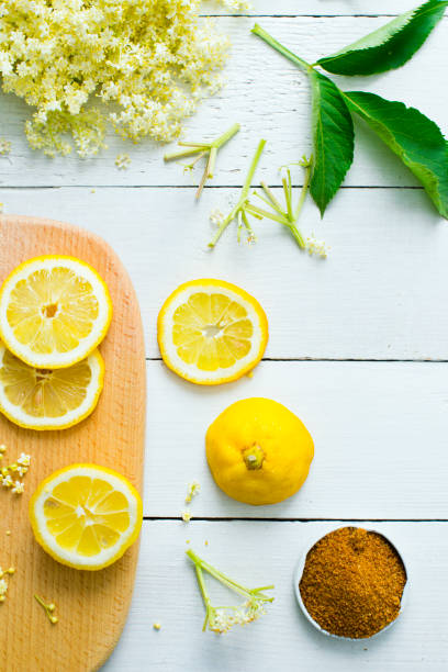 istock Elder blossom drink ingredients 649156922