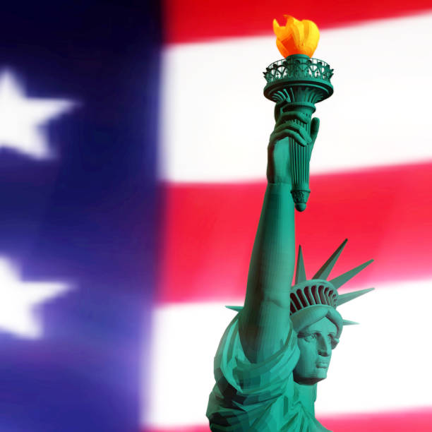 istock 3D Rendering of the Statue of Liberty 649168122