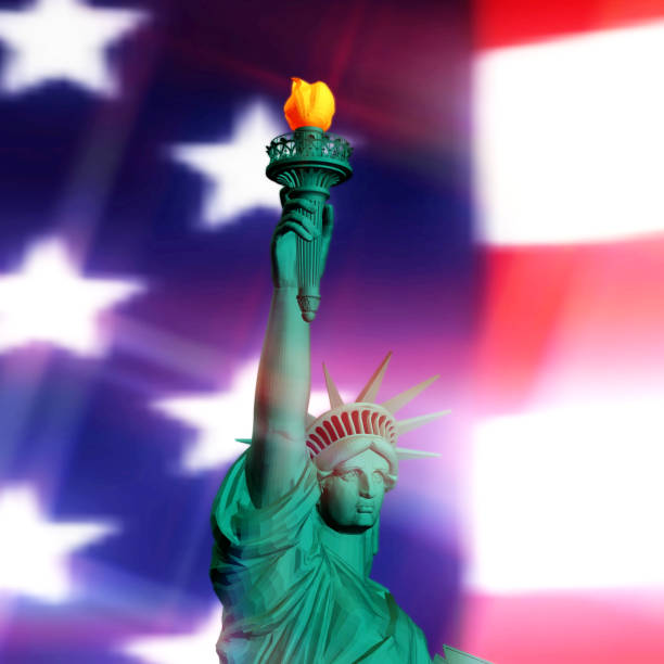 istock 3D Rendering of the Statue of Liberty 649168132