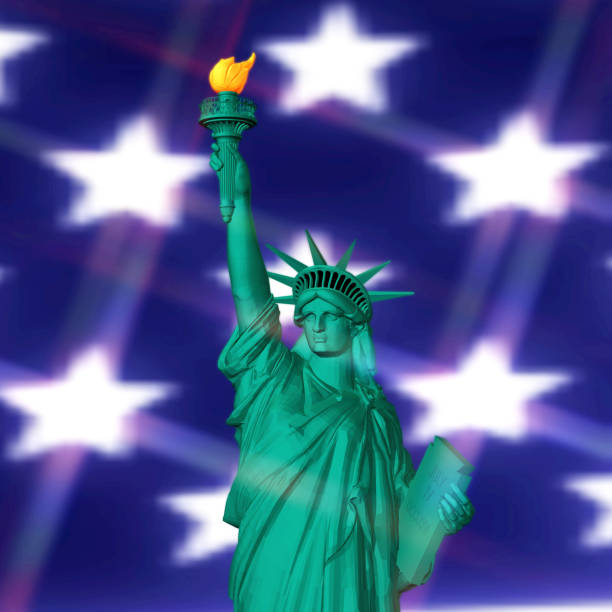 istock 3D Rendering of the Statue of Liberty 649168136