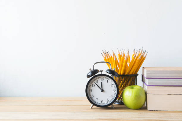 istock Concept of education or back to school on white background 649171282
