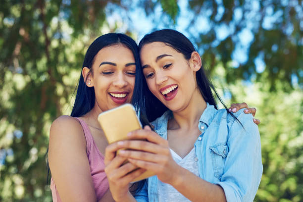 istock She’s the first person she shows those omg texts to 649172950