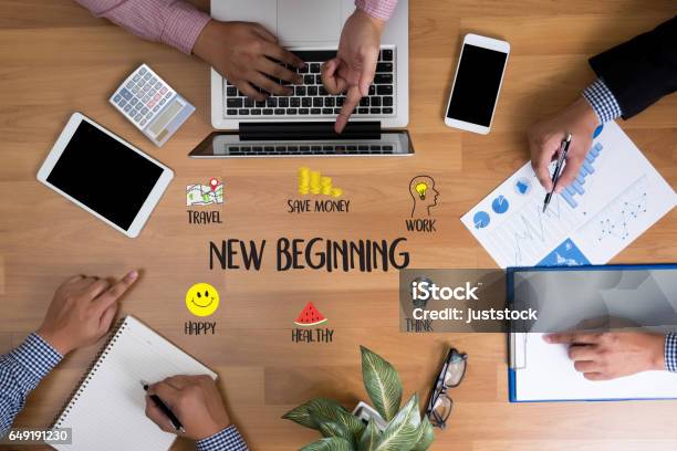 New Beginning Solution For Goals Start Your Life Lifestyle Begin Beginning Businessman Business Stock Photo - Download Image Now