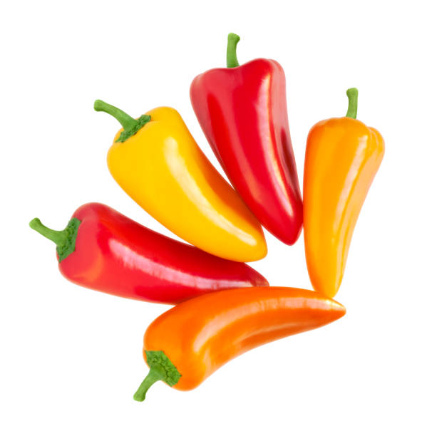 istock multicolored sweet peppers isolated on white background 649191458