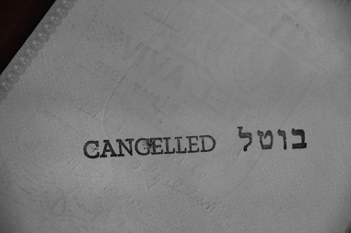 canceled Visa
