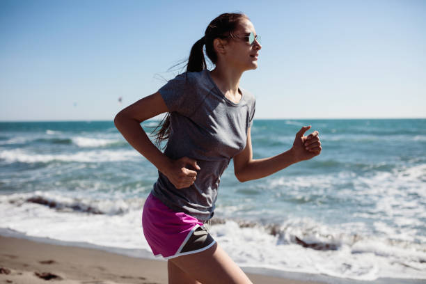 istock Young woman getting ready for marathon 649202788