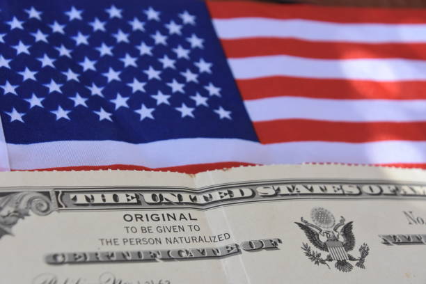 istock Certificate of US Citizenship 649205952