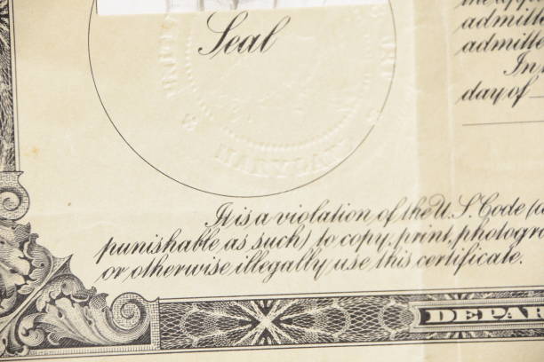 Certificate of US Citizenship