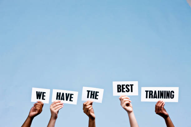 istock Hand-held signs read 