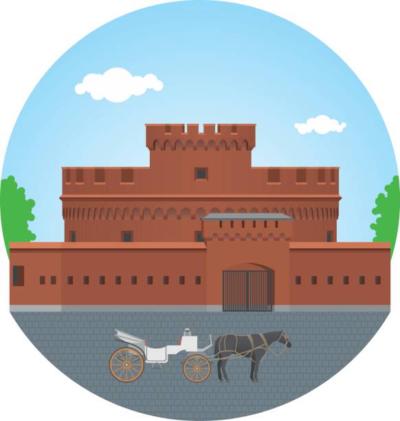 illustrations, cliparts, dessins animés et icônes de kaliningrad. musée de l’ambre - equestrian event