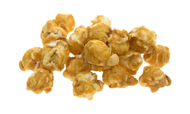istock Toffee caramel popcorn on a white background 649243016