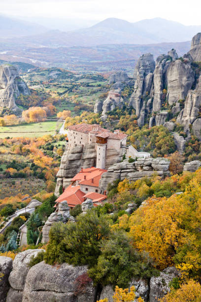 istock Meteora Rocks and Monasteries, Greece 649245988