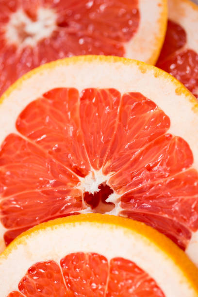 istock Close-up of sliced blood orange 649267724