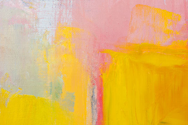 istock Abstract painted yellow and red art backgrounds 649271062