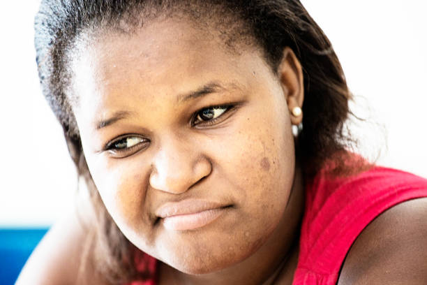 istock Woman looks annoyed 649277390