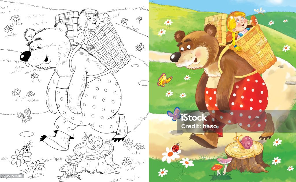 Ilustración de Masha Y El Oso Cuento De Hadas Ruso Página Para Colorear Ilustración Para Niños Divertidos Personajes De Dibujos Animados y más Vectores Libres de Derechos de Oso - iStock Ilustración de Masha Y El Oso Cuento De Hadas Ruso Página Para Colorear Ilustración Para Niños Divertidos Personajes De Dibujos Animados y más Vectores Libres de Derechos de Oso - iStock