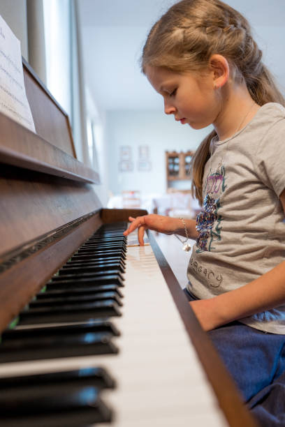 istock Girl playing piano 649298854