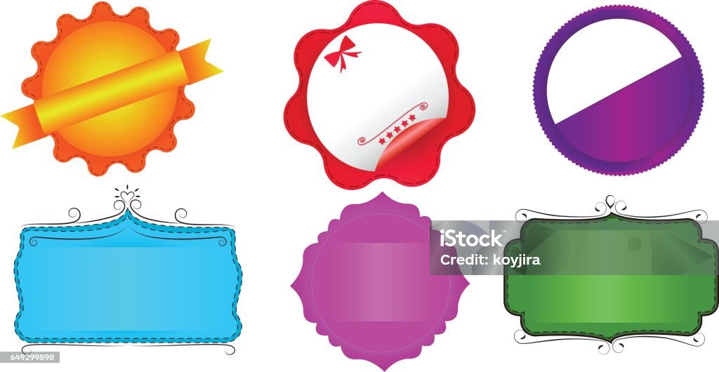 Yellow Label Vector Yellow Label Or Frame Stock Illustration - Download Image Now ...
