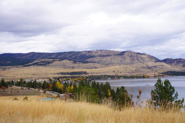 istock Lake shore village in Montana. 649314810