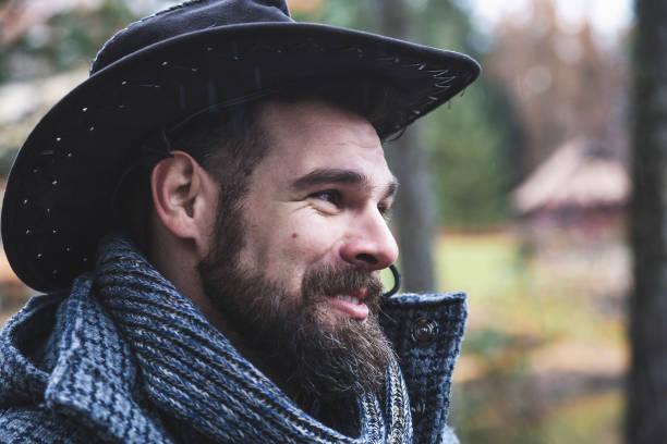 istock Mountain Man in the wood 649352474