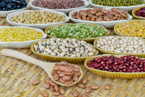 istock Prepared multicolor dired legumes for cooking 649356444