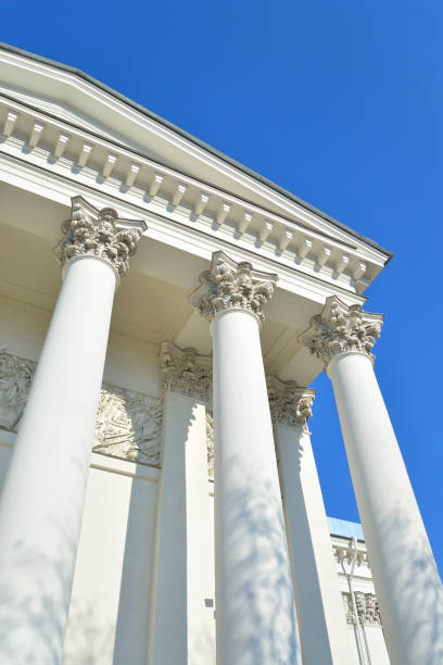 istock Columns of the Trinity-Izmailovsky Cathedral. 649356570