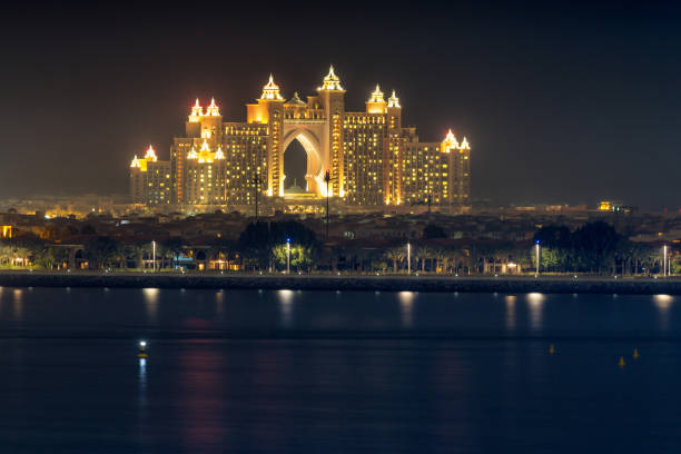 View of the Madinat Jumeihra at night