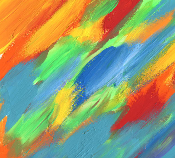 istock Abstract color acrylic painted background 649391036