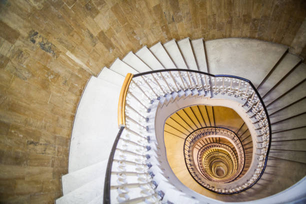 istock Spiral staircase detail 649411024