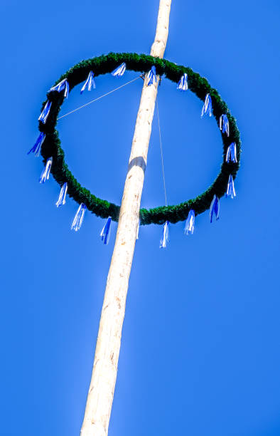 メイポール - bavaria austria blue celebration ストックフォトと画像