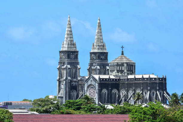 Fortaleza Metropolitan Cathedral, Fortaleza's city cathedral church. stock photo