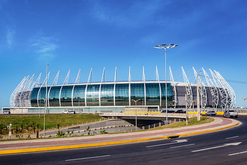 Fortaleza, Ceara, Brazil - November 6, 2016: Photo of the new Arena Castelao stadium, Arena Castelão in Fortaleza