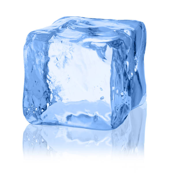 istock Cubes of ice on a white background. 649430982