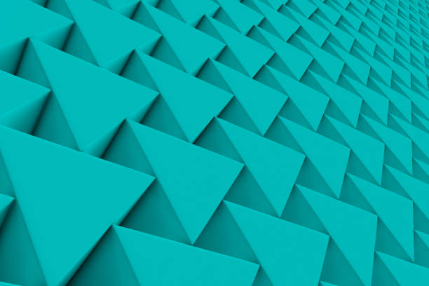 istock Wall of paper prisms 649430994