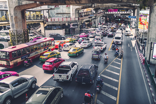 Urban traffic. Thailand, Bangkok