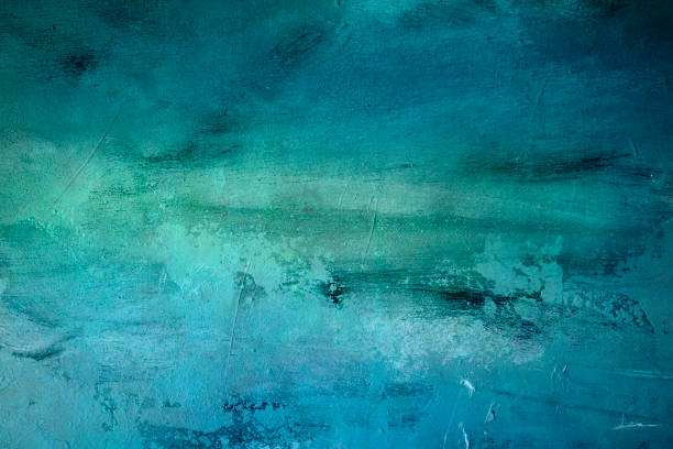 strukturierten hintergrund in blau  - abstract painting paintings art stock-fotos und bilder