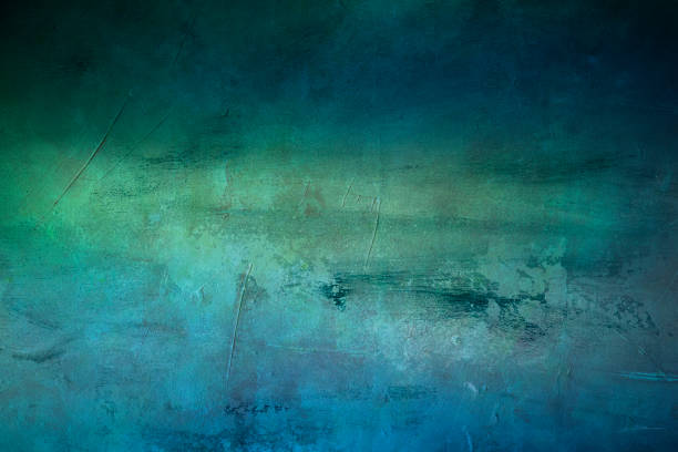 istock green and blue textured background with spotlight 649470982