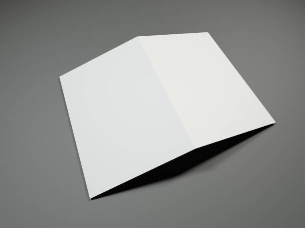 istock Blank portrait A4, US-Letter, brochure magazine mockup on gray. 649484730