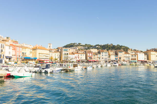 istock Cassis port day view, France 649497526