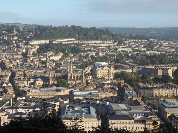 istock Aerial view of Bath 649507210