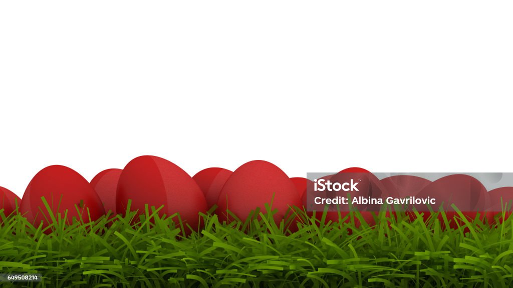 Happy Easter greeting card, easter eggs background. Backgrounds Stock Photo