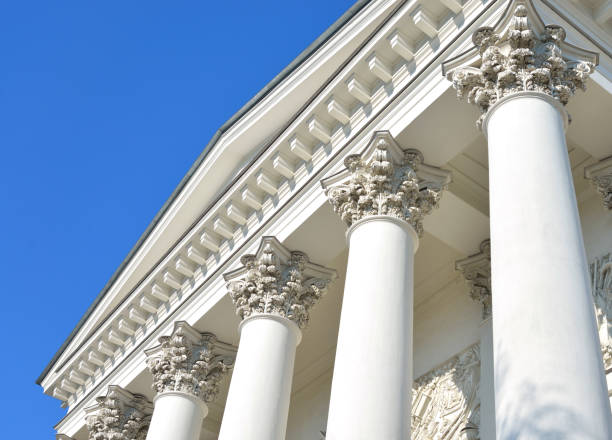 istock Columns of the Trinity-Izmailovsky Cathedral. 649511504