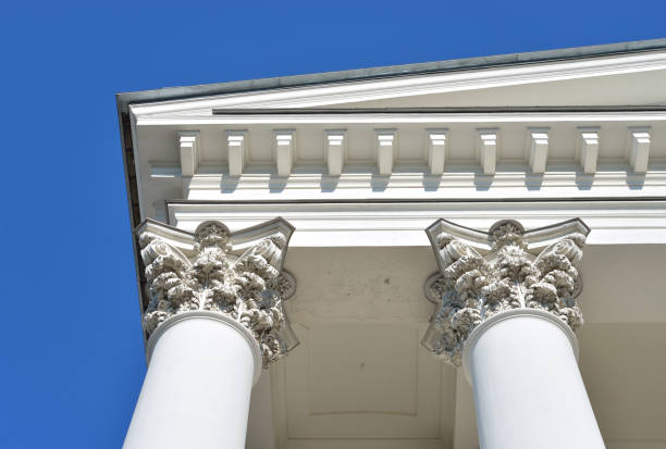 istock Columns of the Trinity-Izmailovsky Cathedral. 649511576