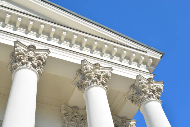 istock Columns of the Trinity-Izmailovsky Cathedral. 649511768