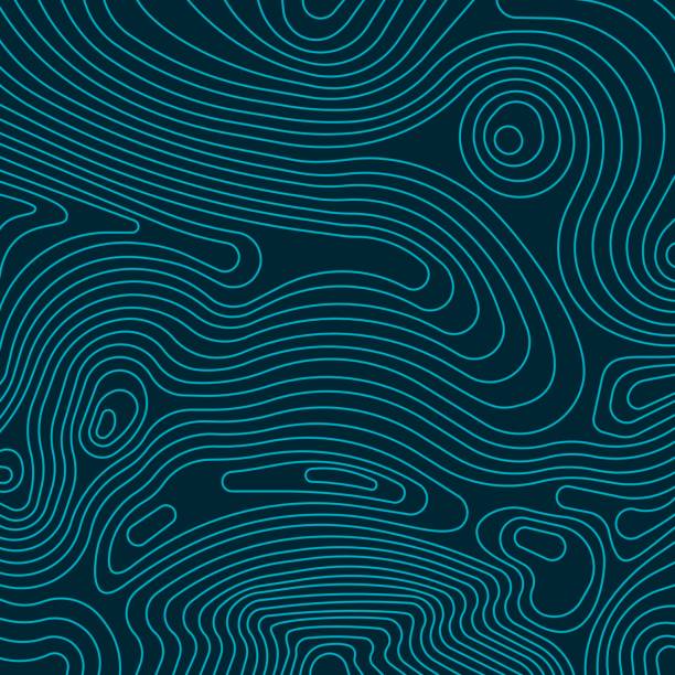 Topographic Lines Abstract topographic lines map illustration. contour line stock illustrations