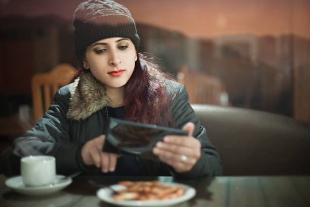 istock Single young women in restaurent. 649528492