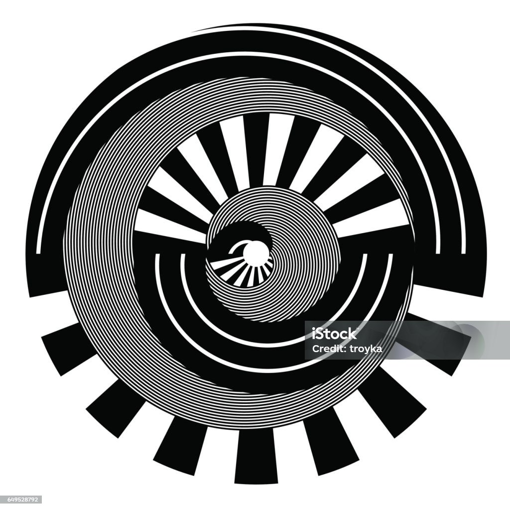 Abstract Rotation Circle Design Element Stock Illustration - Download ...