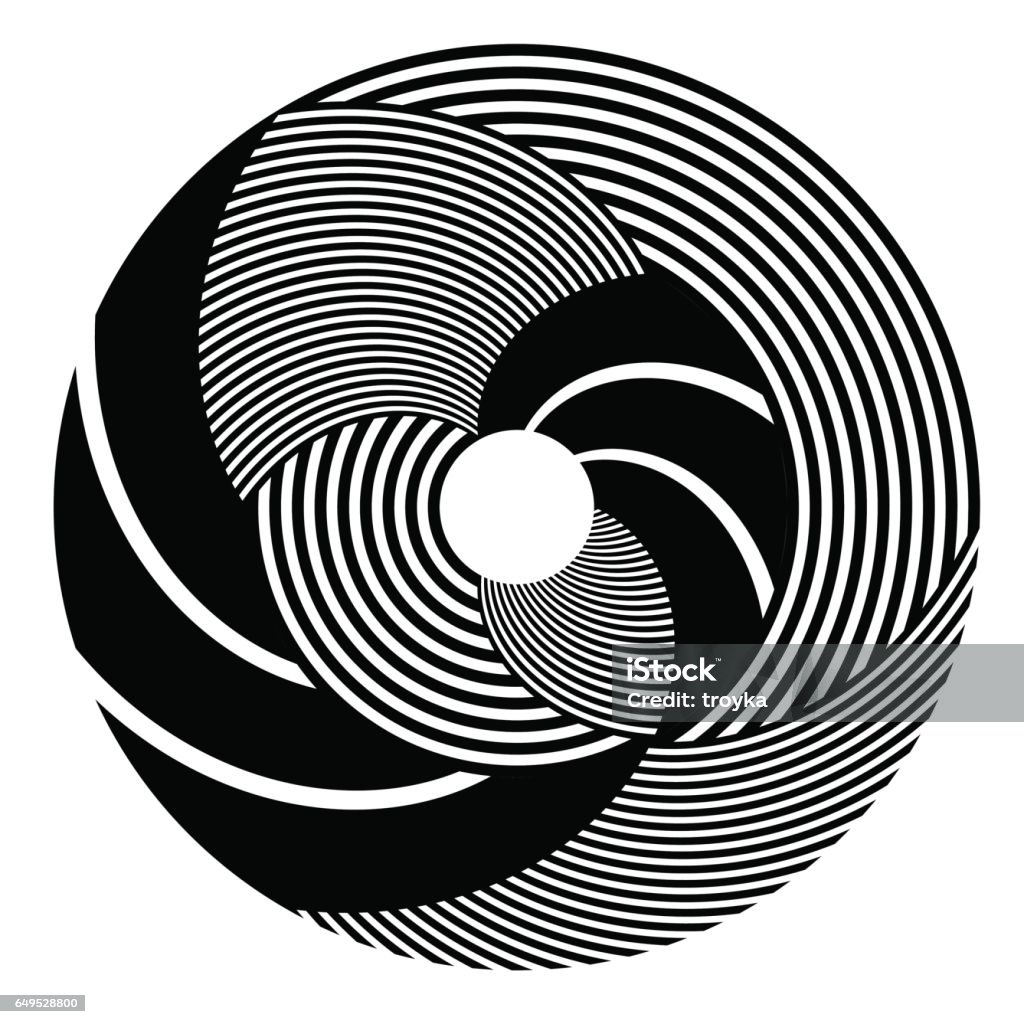 Abstract Rotation Circle Design Element Stock Illustration - Download ...